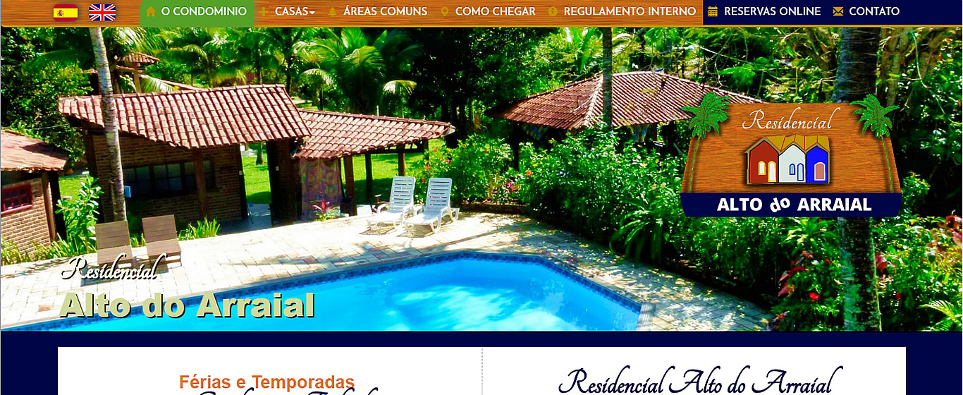 site residencial alto do Arraial